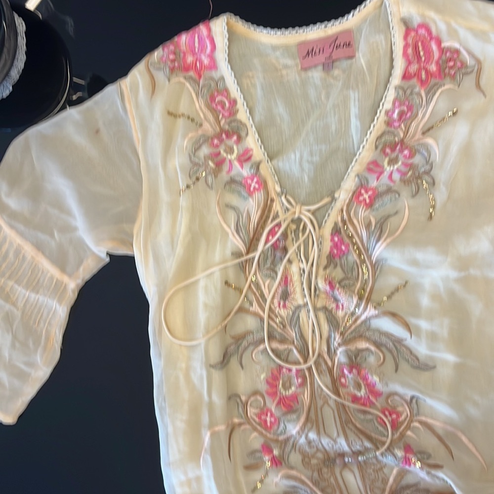 Embroider Dress Made In French size 1